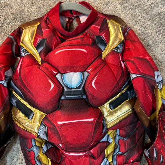 Superhero Costume Lot Captain America Iron Man M Medium Boys 8 10 Rubies - Picture 6 of 16